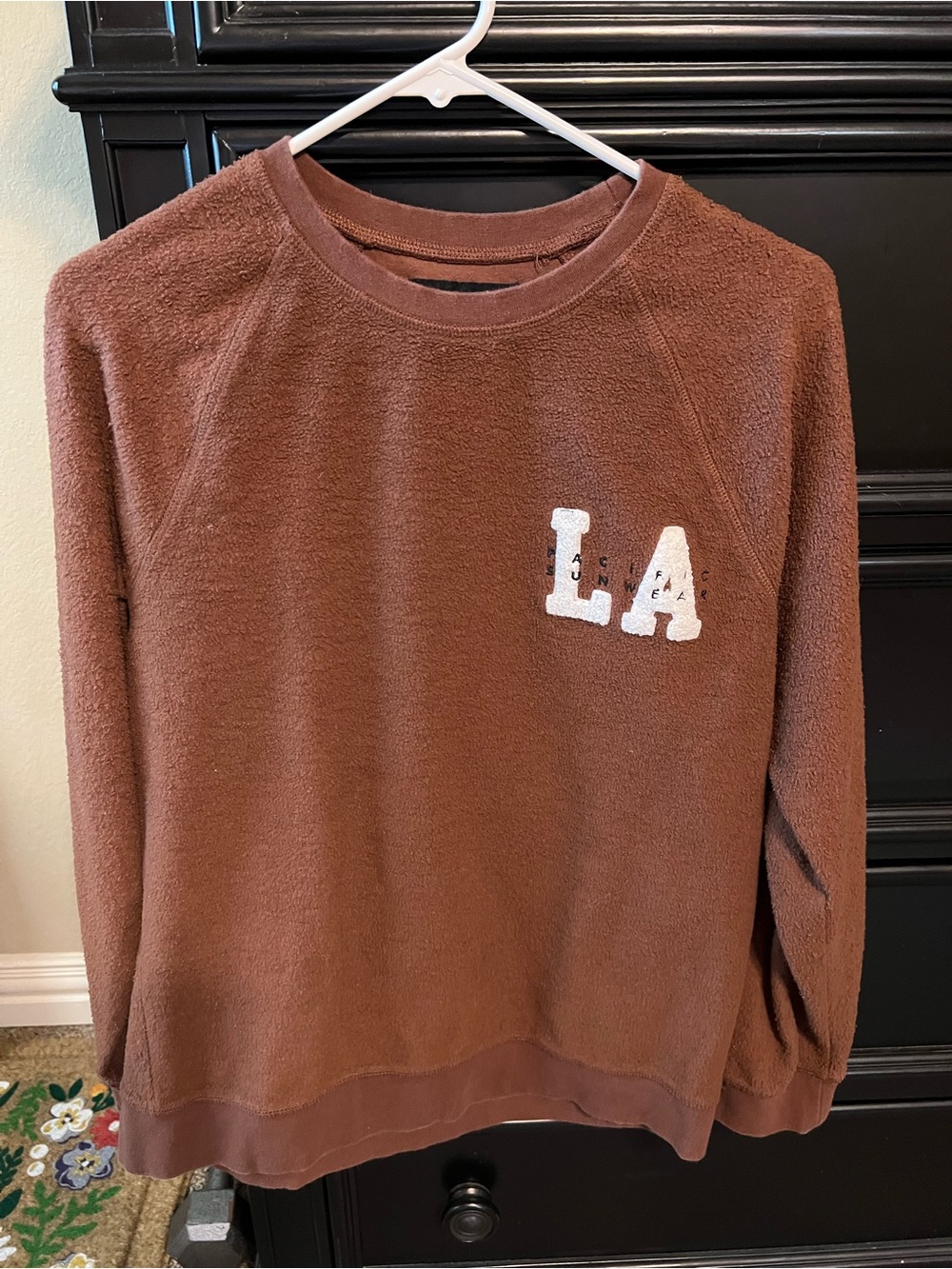 PacSun Rust Brown Crewneck Pullover